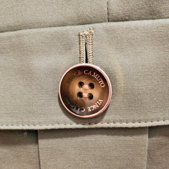 Vince Camuto Kiss Front Crop Jacket in Sage - Picture 7 of 8